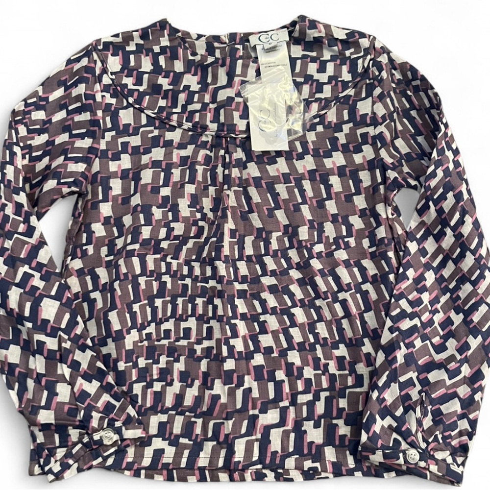 NWT C de C Pure Magical Drome Long Sleeve Girls Top Size 6